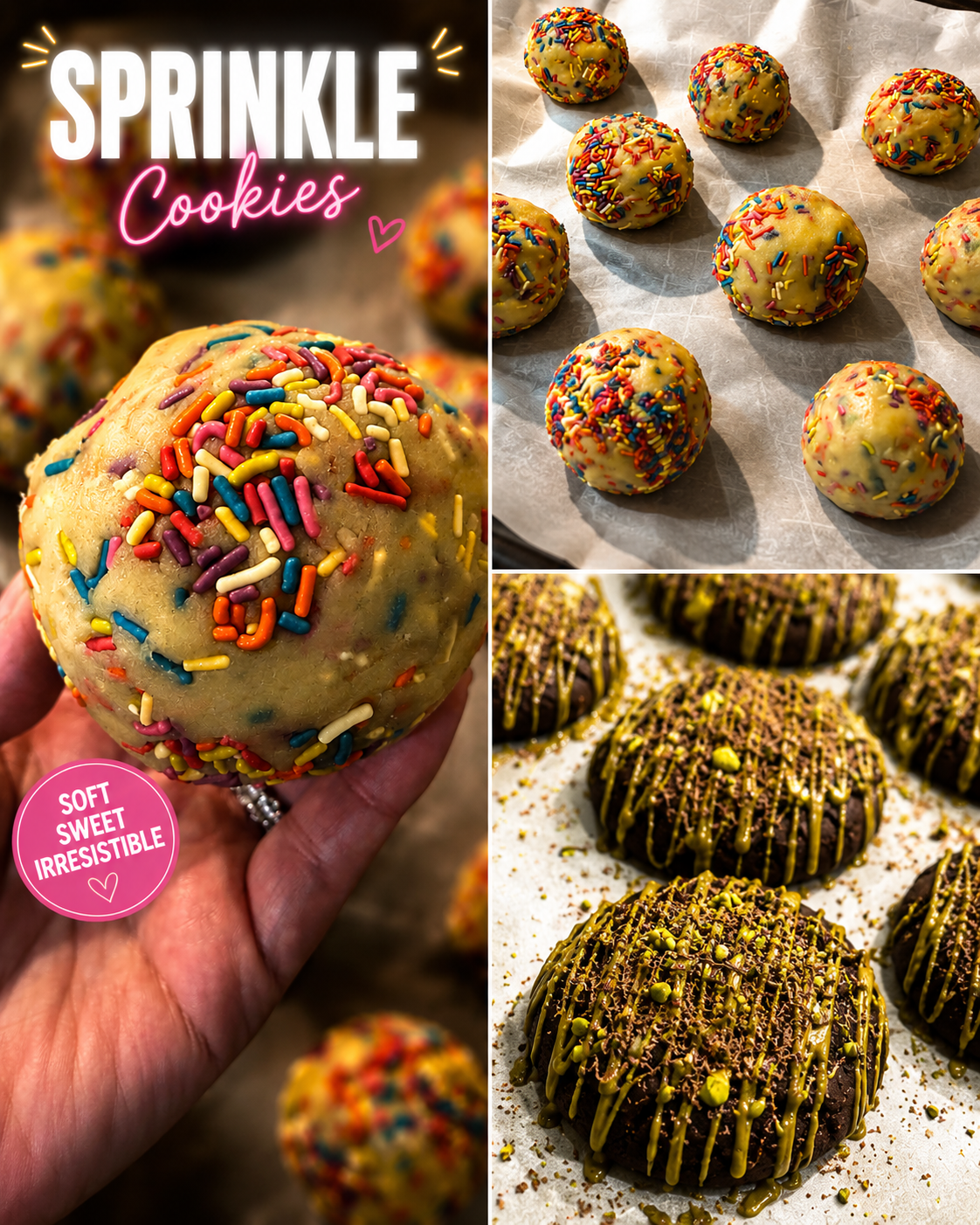 Sprinkle cookies — soft, sweet, irresistible